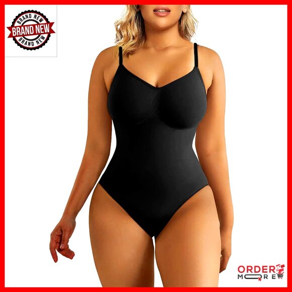 Seamless Shapewear Bodysuit Tummy Control Waist Snatching Full Coverage